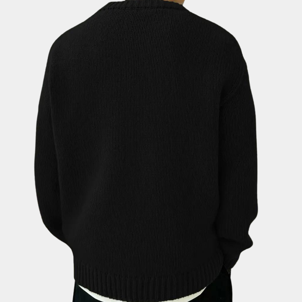 Heren Sweater Gebreid Casual Met Lange Mouwen 2