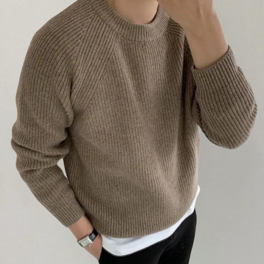 Heren Sweater Gebreid Casual Met Lange Mouwen 6