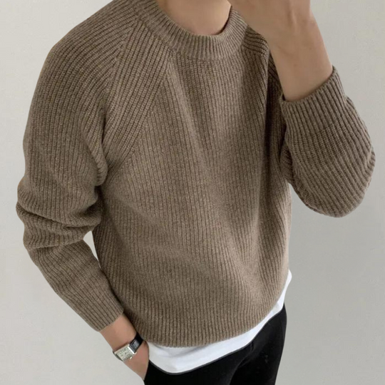 Heren Sweater Gebreid Casual Met Lange Mouwen 6