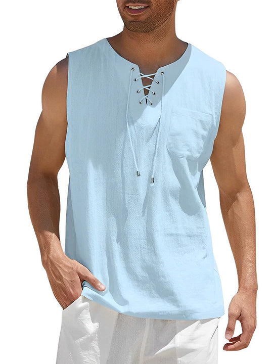 Heren Tanktop Casual Ademend Katoen voor Sport en Vrije Tijd 3