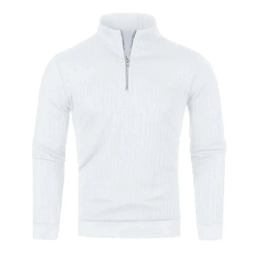 Heren Trui met Halve Blixtluiting Casual en Trendy 2