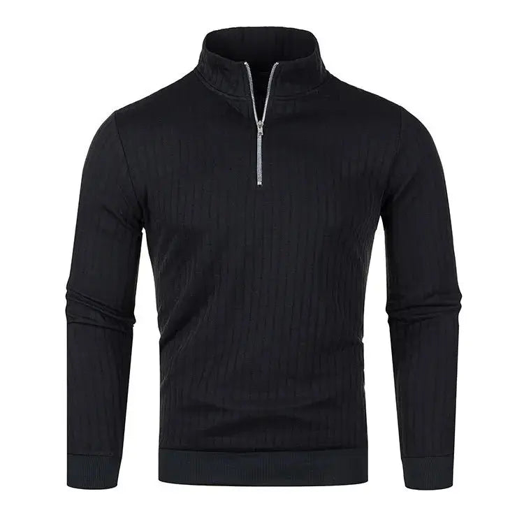 Heren Trui met Halve Blixtluiting Casual en Trendy 5