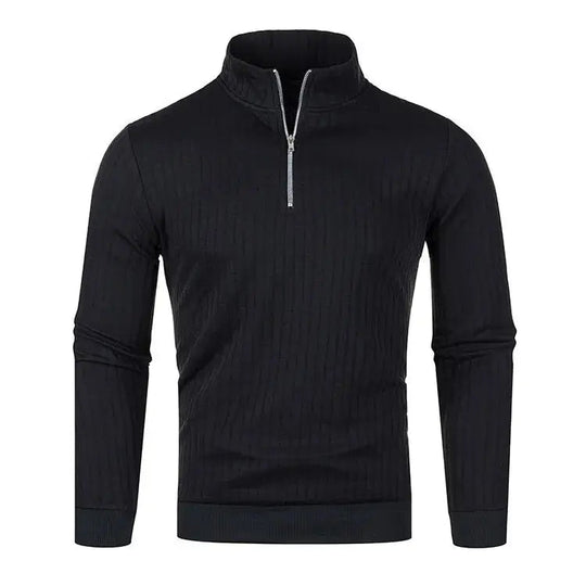 Heren Trui met Halve Blixtluiting Casual en Trendy 5