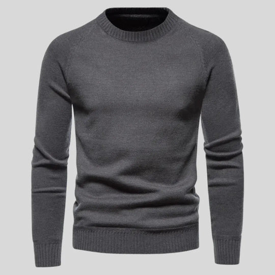 Heren Trui van Lyocell met Minimalistisch Design 8