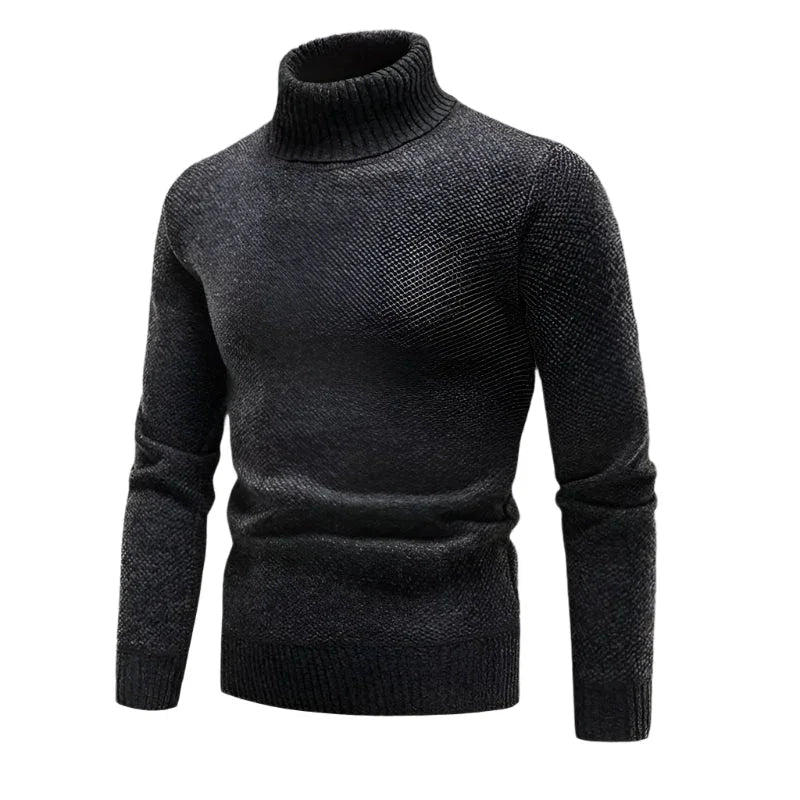 Heren Turtleneck Trui Merino Wol Klassiek Comfortabel 0