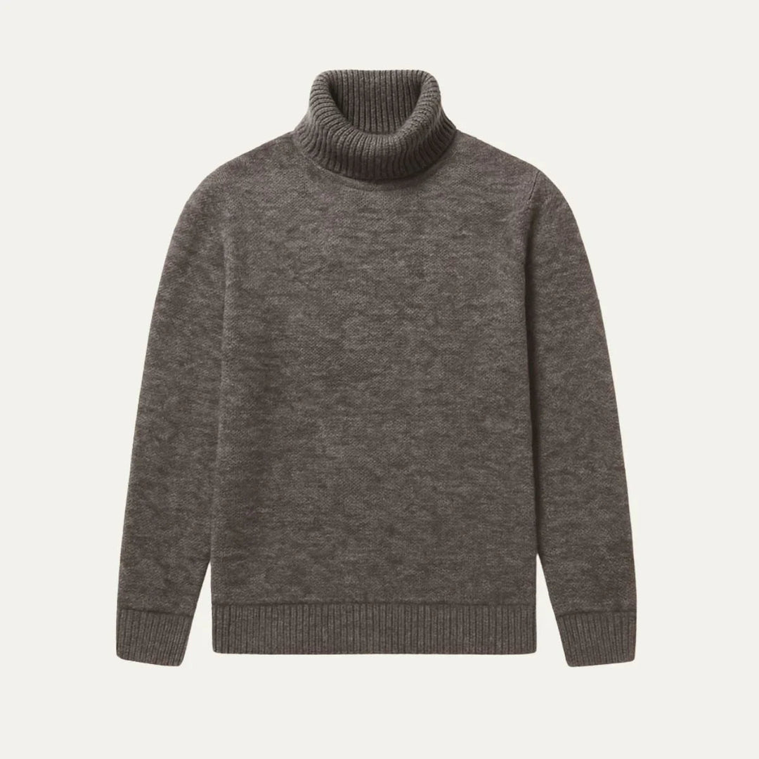 Heren Turtleneck Trui Merino Wol Klassiek Comfortabel 1