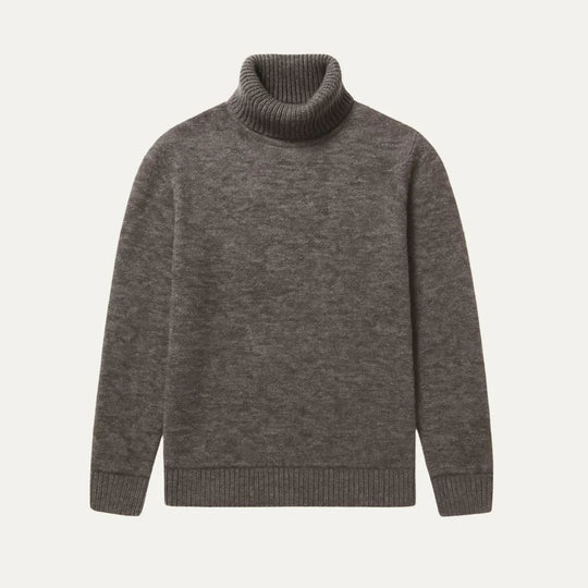 Heren Turtleneck Trui Merino Wol Klassiek Comfortabel 1