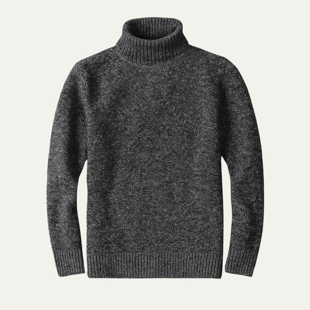 Heren Turtleneck Trui Merino Wol Klassiek Comfortabel 2