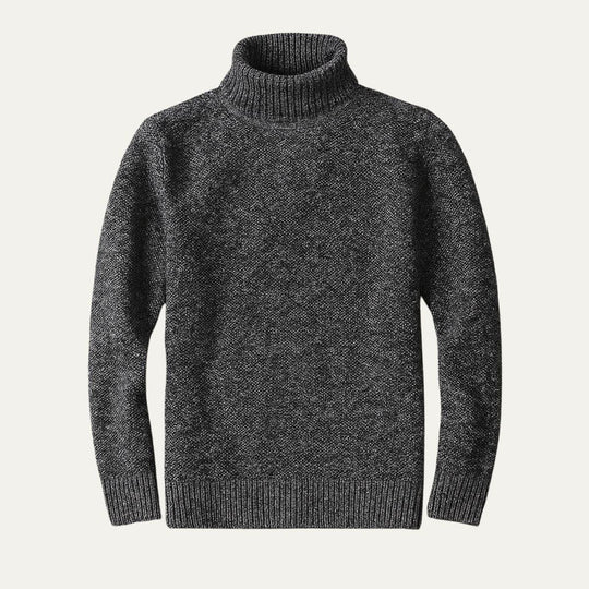 Heren Turtleneck Trui Merino Wol Klassiek Comfortabel 2
