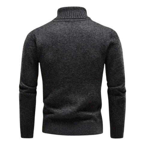Heren Turtleneck Trui Merino Wol Klassiek Comfortabel 4