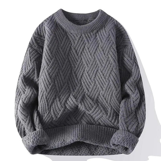 Heren Vintage Casual Trui Relaxed Fit Katoen 0
