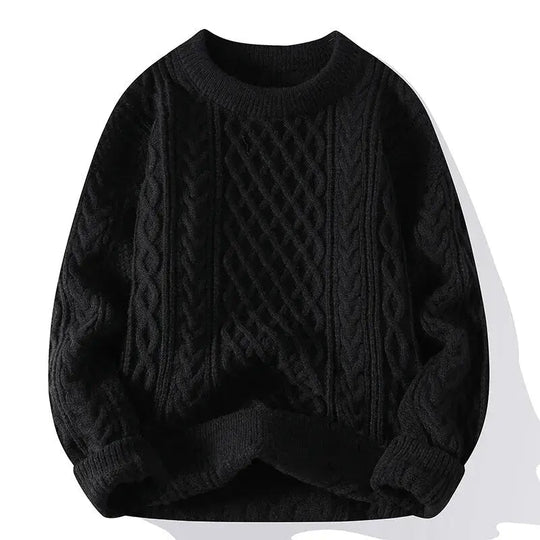 Heren Vintage Casual Trui Relaxed Fit Katoen 12