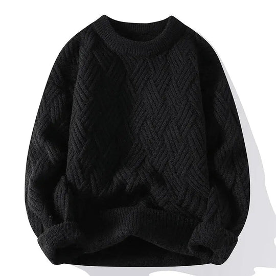 Heren Vintage Casual Trui Relaxed Fit Katoen 5