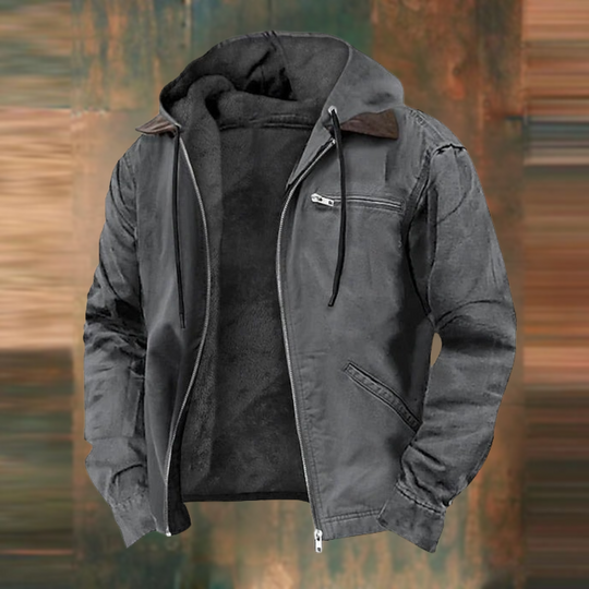 Heren Winterjacke Met Capuchon Moderne Stijl 6