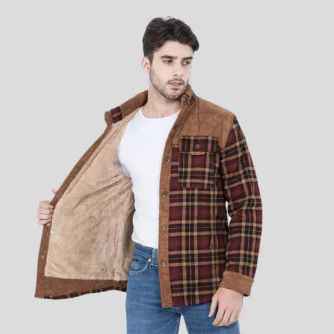 Heren Winterjacke Met Fleece Voering 8