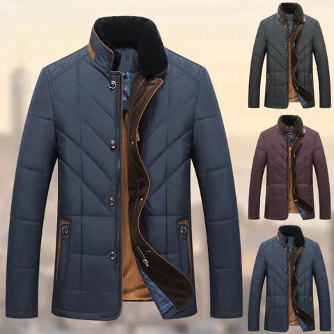 Heren Winterjacke Slim Fit Nylon 4