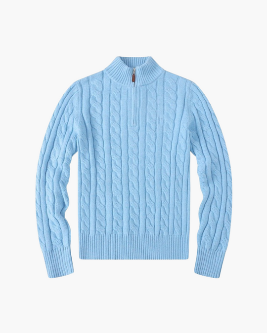 Heren Zip-Up Cardigan met Hoge Kraag 4