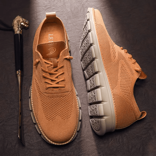 Herenschoenen Casual Ademend Leer Schokabsorberend 1