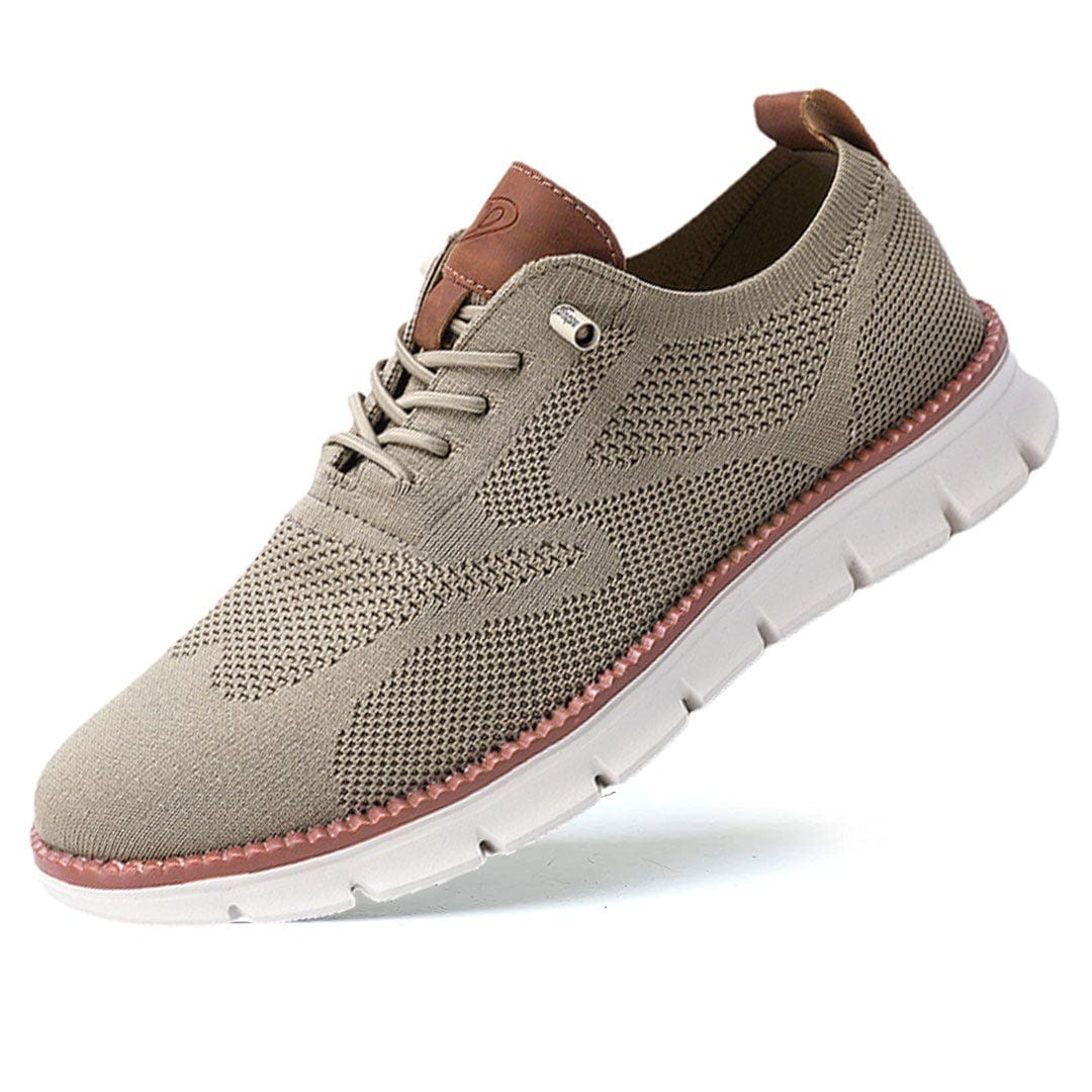 Herenschoenen Casual Ademend Leer Schokabsorberend 2