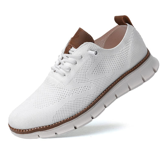 Herenschoenen Casual Ademend Leer Schokabsorberend 4
