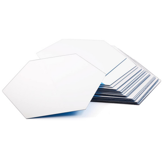Hexagonal Sticky Mirror (12 Bucăți)