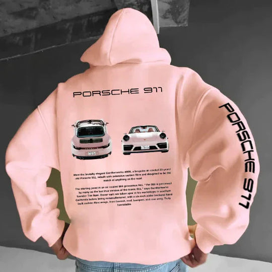 Hanorac oversize pentru femei cu imprimeu sportiv