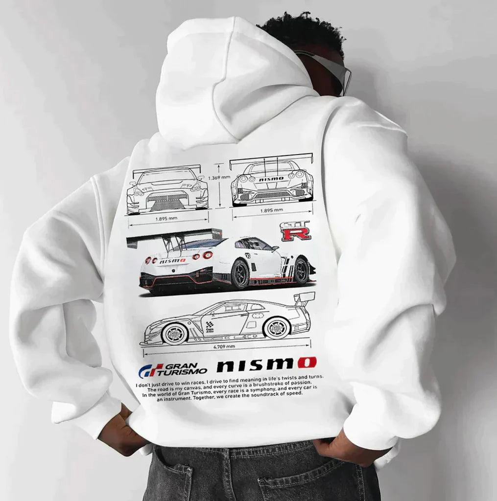 Hanorac oversize pentru femei cu imprimeu sportiv