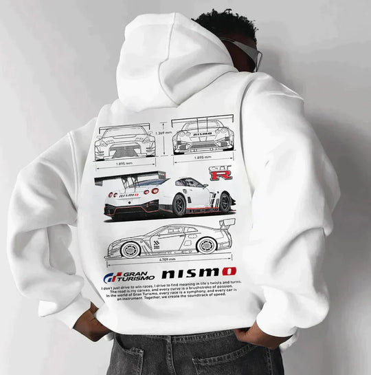 Hanorac oversize pentru femei cu imprimeu sportiv