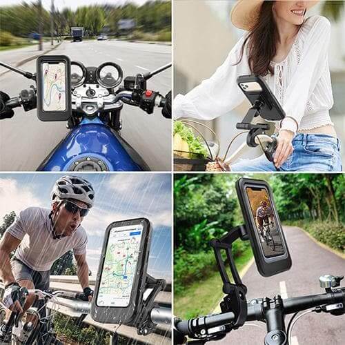 Husă Rezistentă La Apă Pentru Fixarea Telefonului Pe Bicicletă