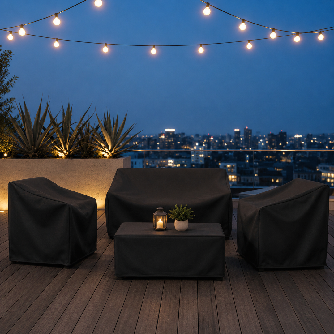 Husă pentru Mobilier de Exterior Rezistentă la Intemperii cu Protecție UV 2