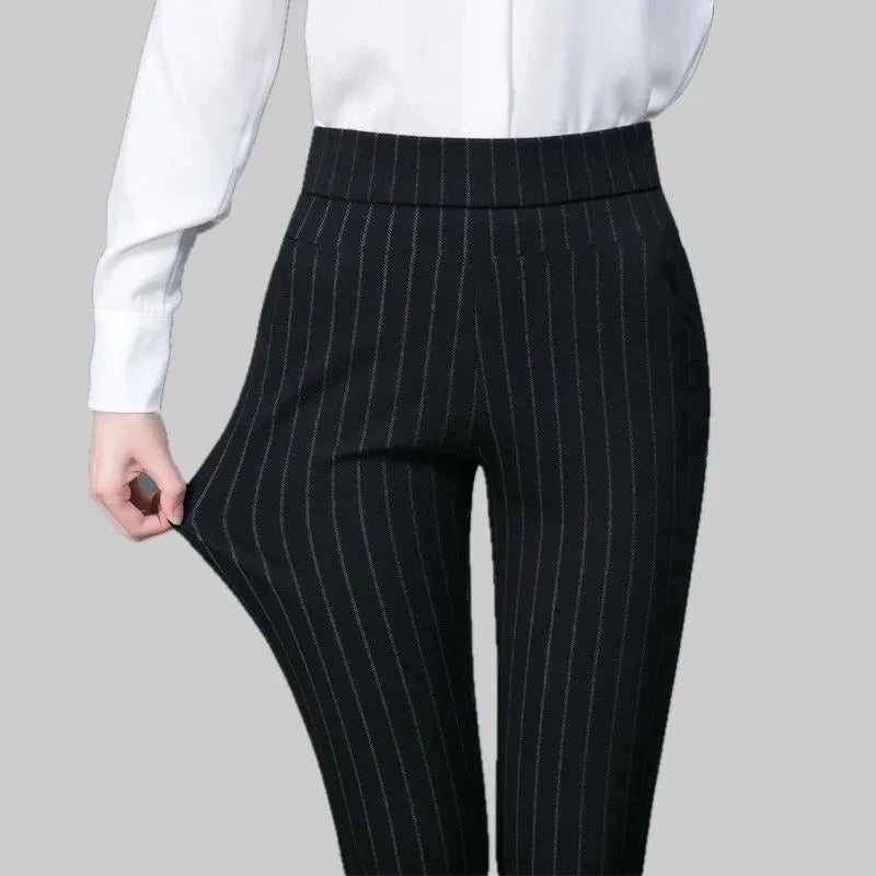Damesbroek Hoge Taille Elastisch Comfortabel Aansluitend 3