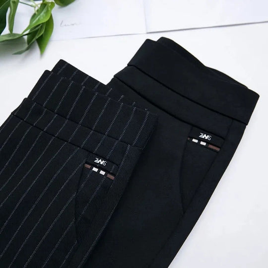 Damesbroek Hoge Taille Elastisch Comfortabel Aansluitend 5