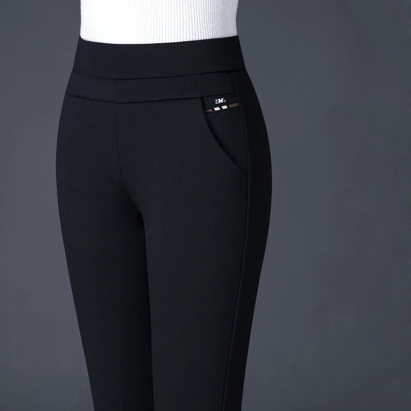 Damesbroek Hoge Taille Elastisch Comfortabel Aansluitend 1