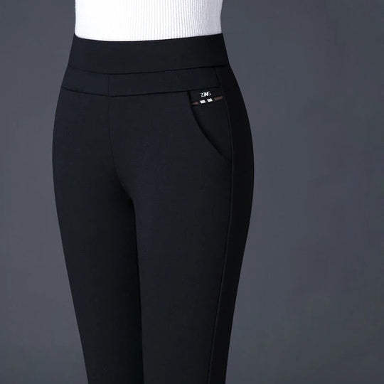 Damesbroek Hoge Taille Elastisch Comfortabel Aansluitend 1