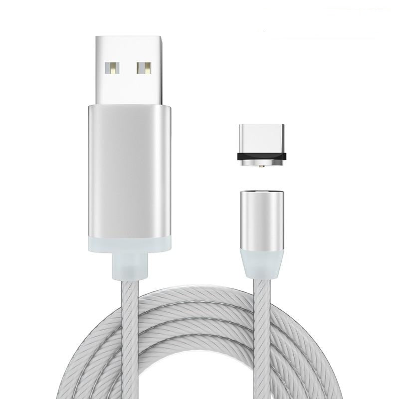 Iglow Cablu De Încărcare Usb Magnetico-Led 3 În 1