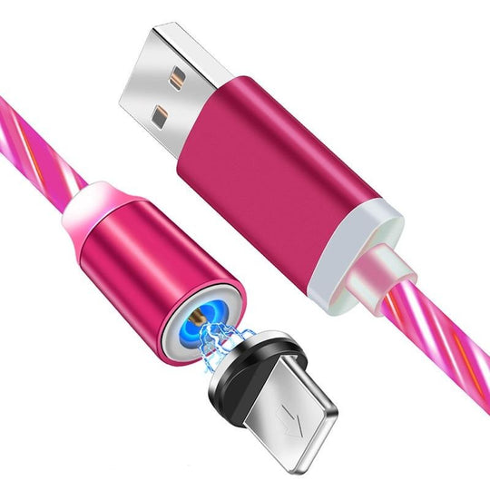 Iglow Cablu De Încărcare Usb Magnetico-Led 3 În 1