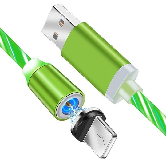 Iglow Cablu De Încărcare Usb Magnetico-Led 3 În 1