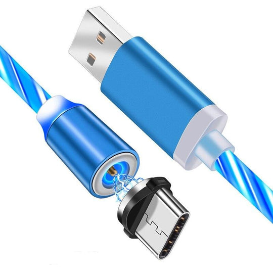 Iglow Cablu De Încărcare Usb Magnetico-Led 3 În 1