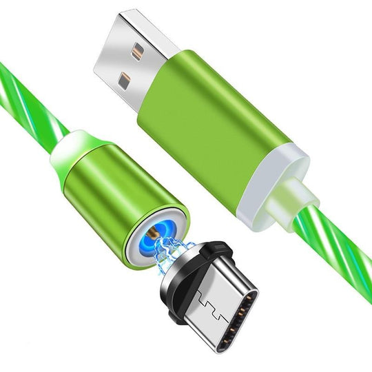 Iglow Cablu De Încărcare Usb Magnetico-Led 3 În 1