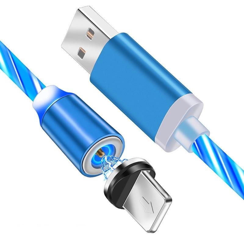 Iglow Cablu De Încărcare Usb Magnetico-Led 3 În 1