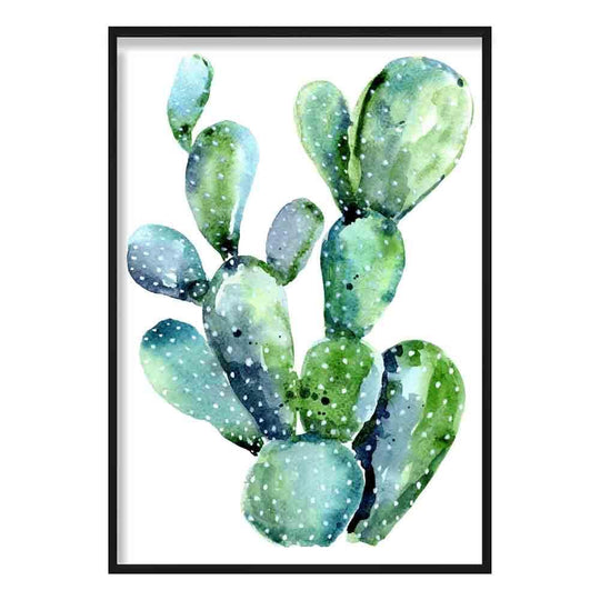Imprimare Acuarelă Cactus Artistică pentru Decor 0
