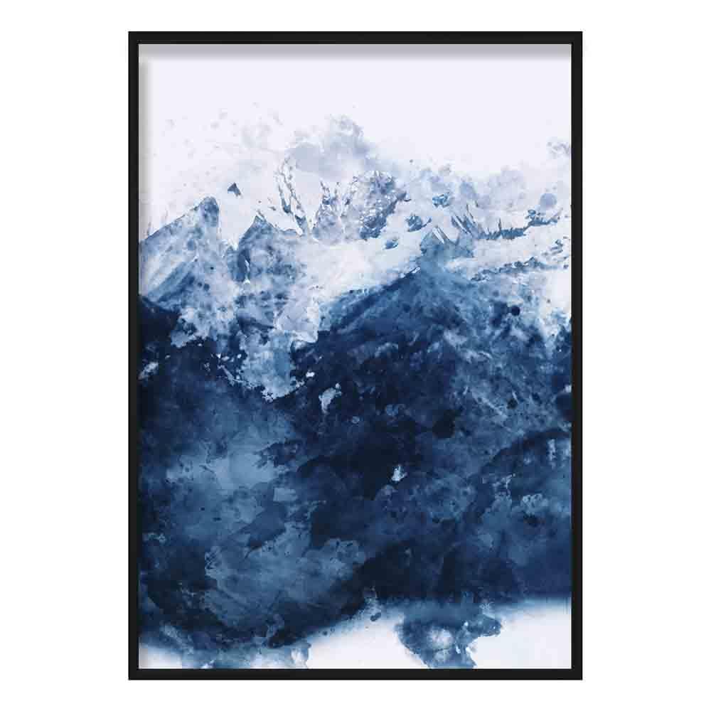 Imprimare Artă Abstractă Munte Albastru 0