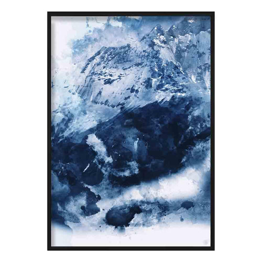 Imprimare Artă Acuarelă Munte Abstract Albastru nr. 3 0