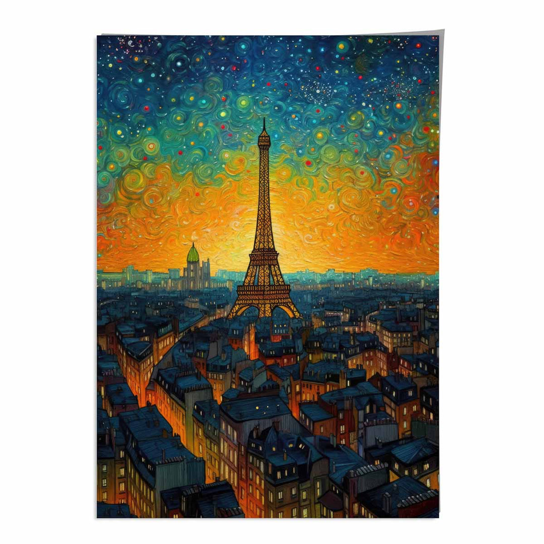 Imprimare Artă Paris la Apus 0