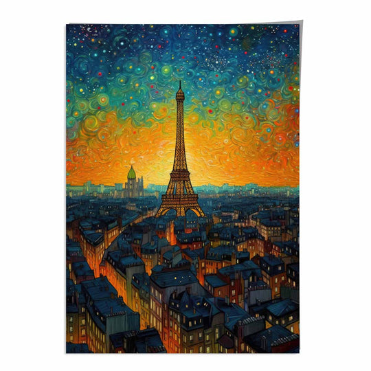 Imprimare Artă Paris la Apus 0