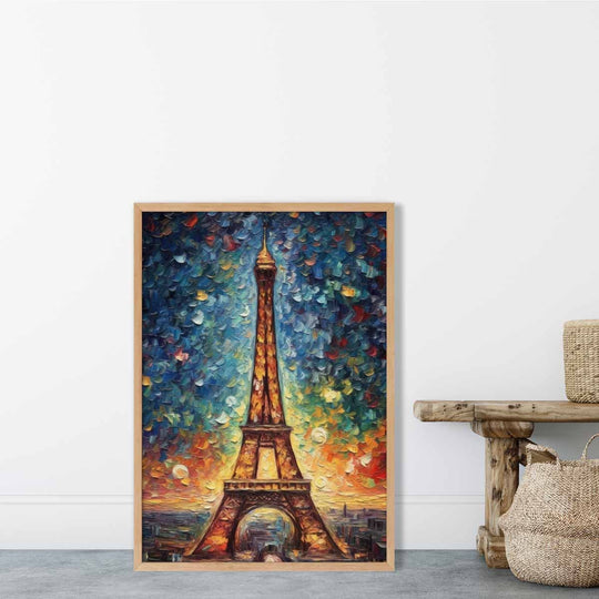 Imprimare Artă Turnul Eiffel la Apus 1