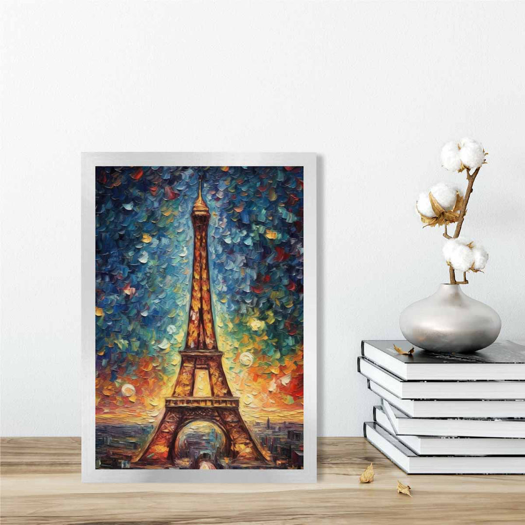 Imprimare Artă Turnul Eiffel la Apus 2