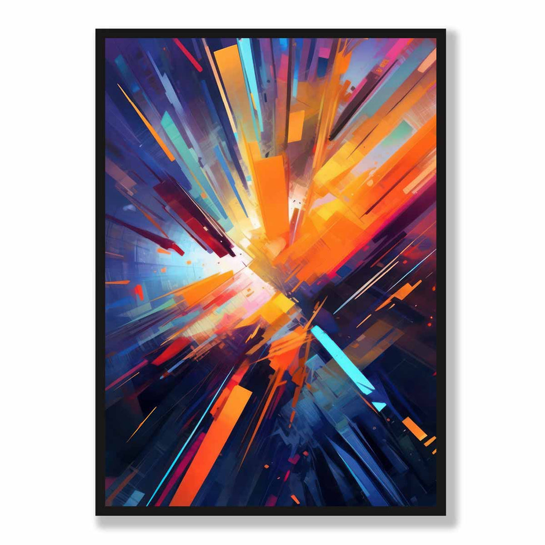 Imprimare Artistică Abstractă Colorată pentru Interior Modern 5