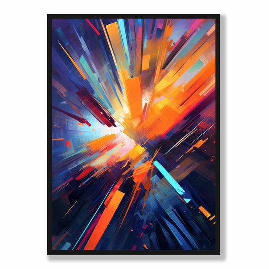 Imprimare Artistică Abstractă Colorată pentru Interior Modern 5