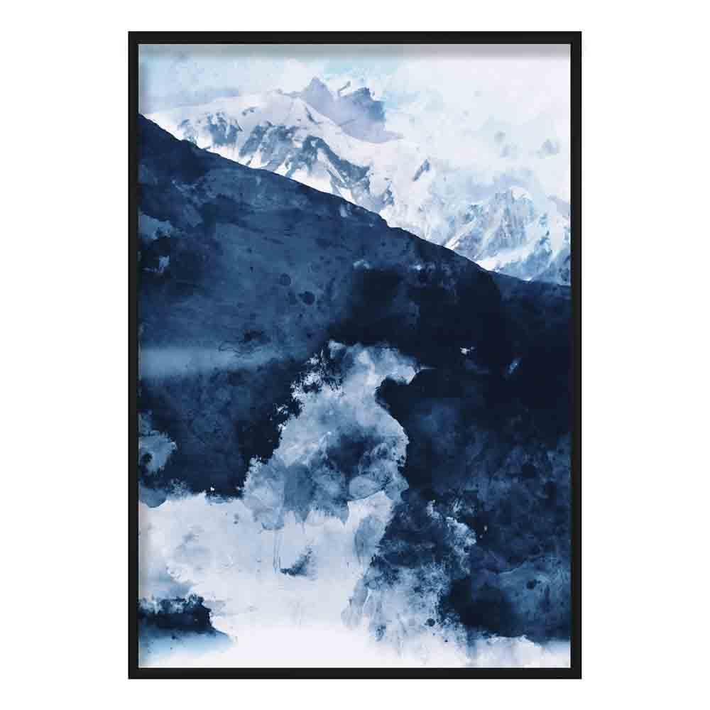 Imprimare Artistică Acuarelă Munte Abstract 0